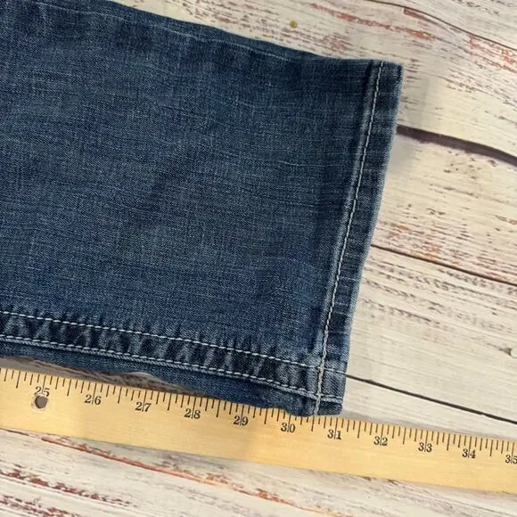 Ariat R.E.A.L. Gianna Straight Mid Rise Arrow Jeans Stryker Wash Style 10034655 - Picture 10 of 10